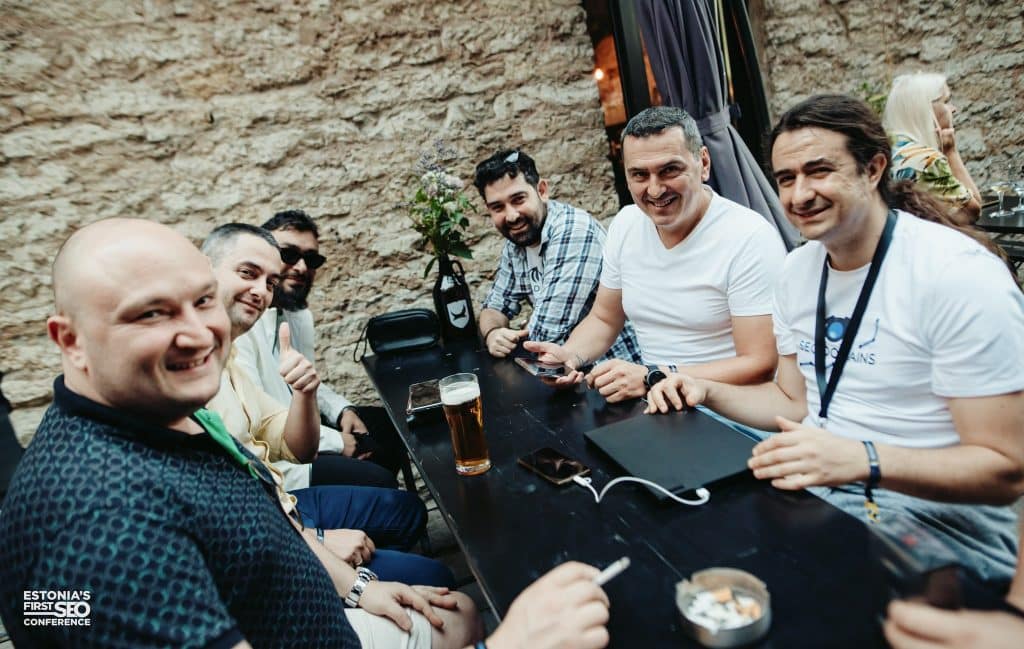 Networking and pub crawl at SEO Estonia