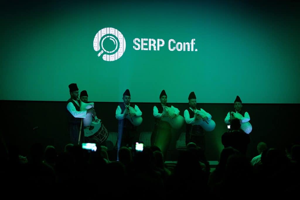 SERP Conf. 2023 bagpipes performance
