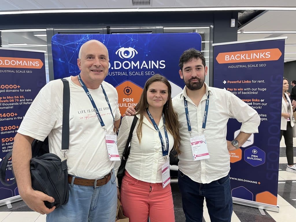 SERP Conf. 2023 SEO.Domains stand