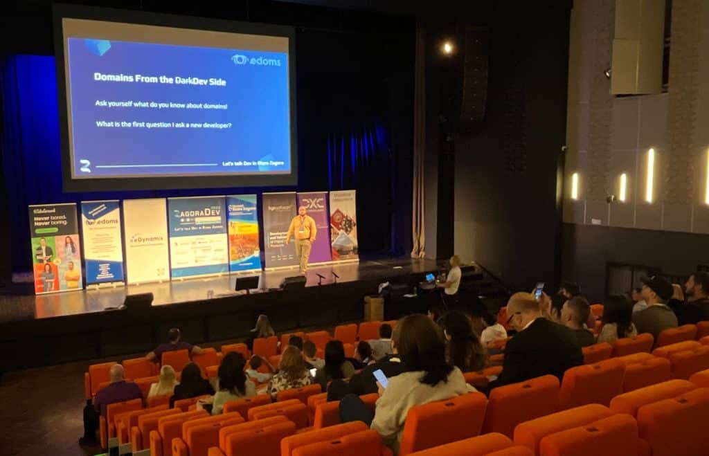 The audience at ZagoraDev 2023