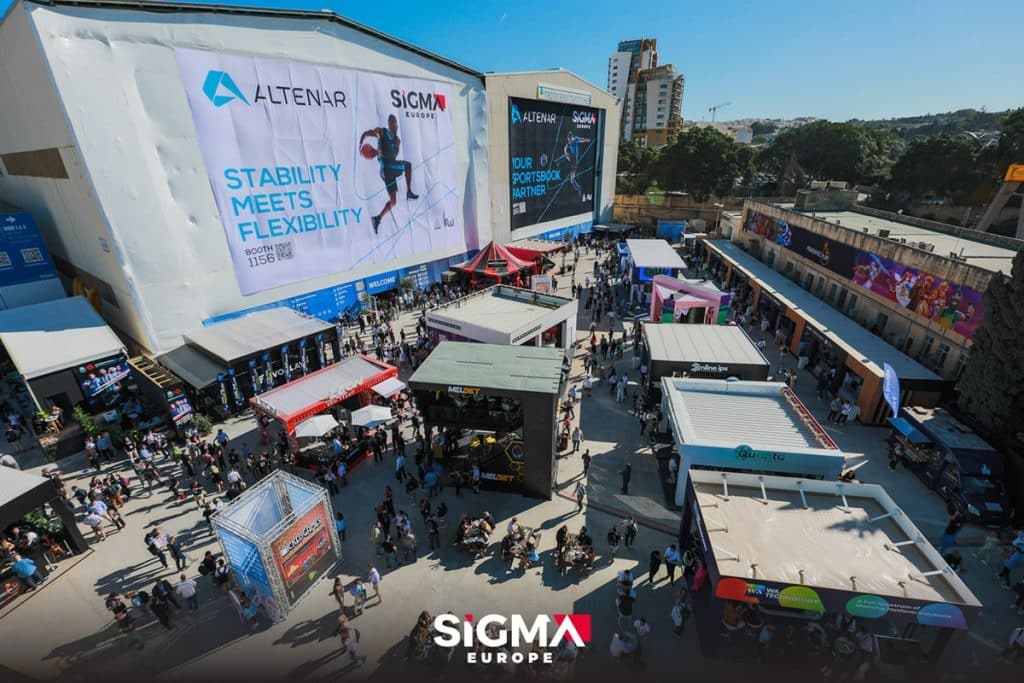 Sigma Europe 2023 Exhibition photo from above