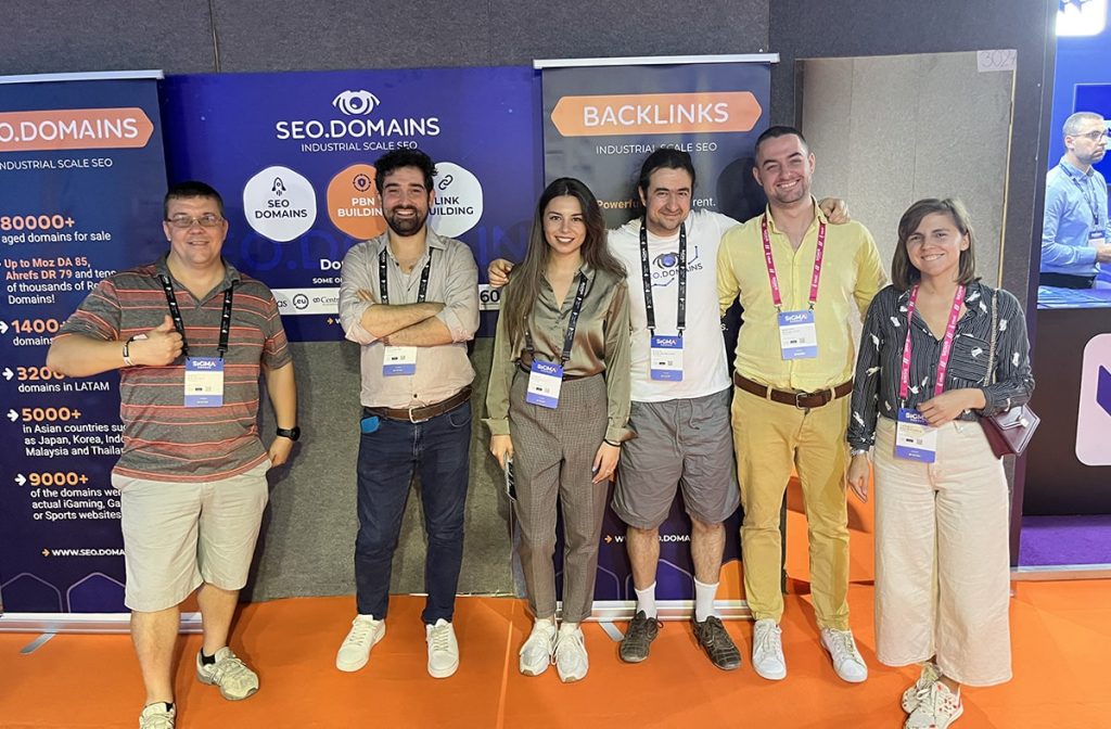 SEO.Domains' team at Sigma Europe 2023