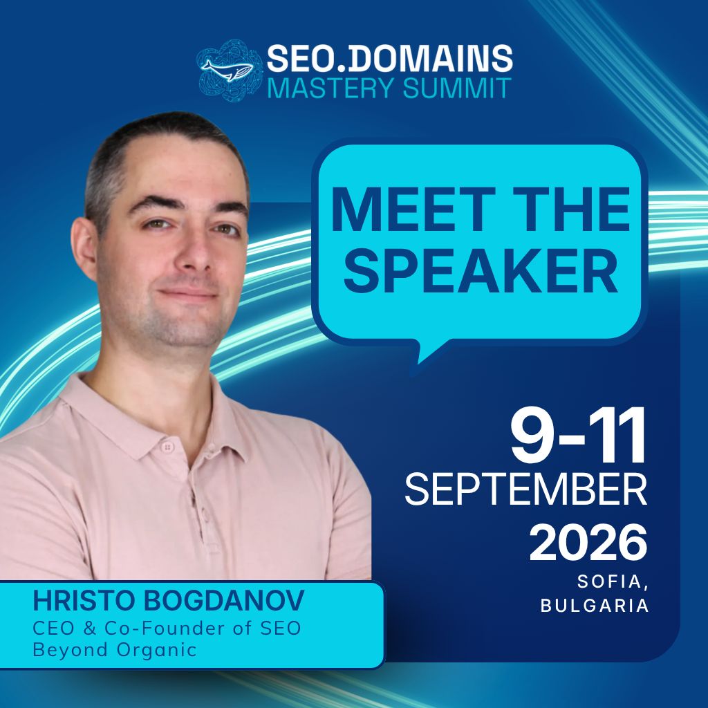 Image contains  Meet the speaker card of Hristo Bogdanov